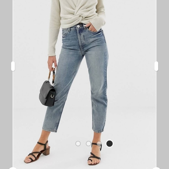 ASOS Design High Rise Straight Leg sz 26 Topshop - Picture 3 of 4